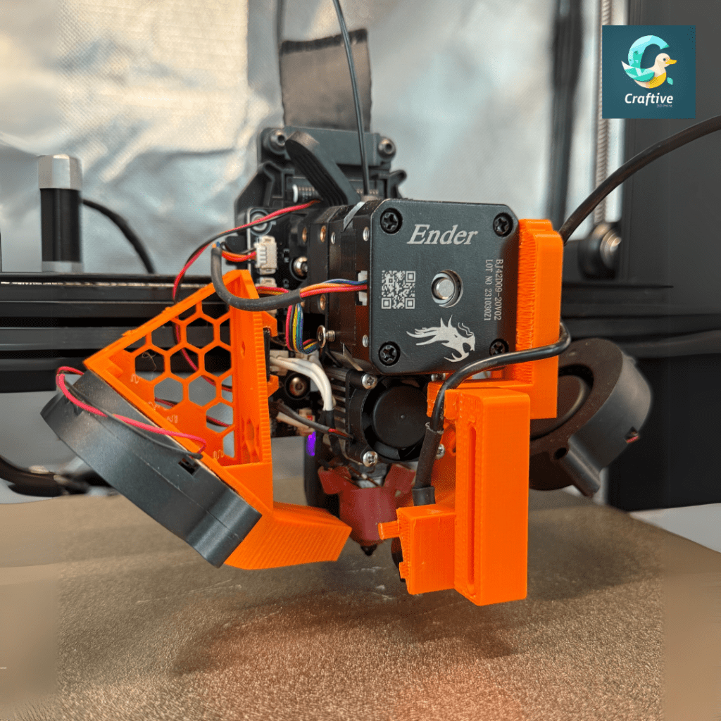 fan and air cooling help print bridge and overhang with more quality.